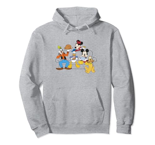 Pullover hoodie Mickey & Friends Thanksgiving vêtement Disney d'automne pour adulte