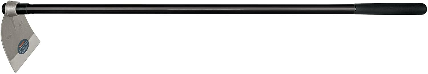 Truper Lane Hoe No. 3, 54-Inch Fiberglass Handle, 8-1/2-Inch x 8-1/2-Inch Forged Head, 2.1 lb Head Weight, Agricultural & Garden Soil Preparation Tool (Model AL-3M / 10621)