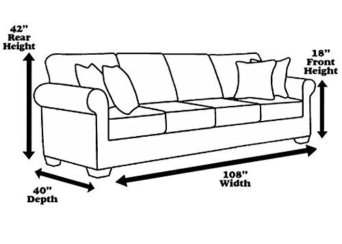 image for LAMINET Thick Crystal Clear Heavy-Duty Water Resistant Sofa/Couch Cove