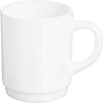Arcoroc Restaurant Plain Mug 250ml Stackable 6 Cups