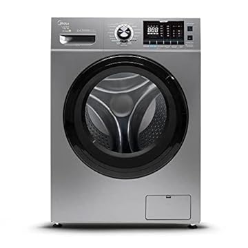 Lava e Seca Midea Grafite Metálico 11kg Storm Wash Inverter Tambor 4D Porta Preta LSE11X1 110V