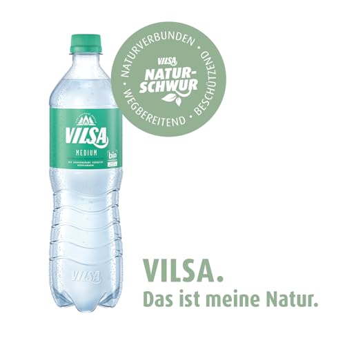VILSA Mineralwasser Medium, 6 x 0,75 l PET