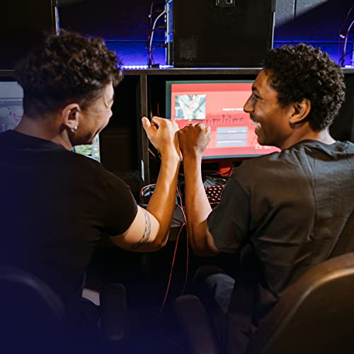 Qwecfly Gaming Keyboard, Rgb Rainbow Led Backlit, 9 Multimedia Keys, 104 Keys Full Size Keyboard With Ergonomic Wrist Rest, Waterproof Light Up Usb Wired Keyboard For Pc Mac Xbox #TOP5