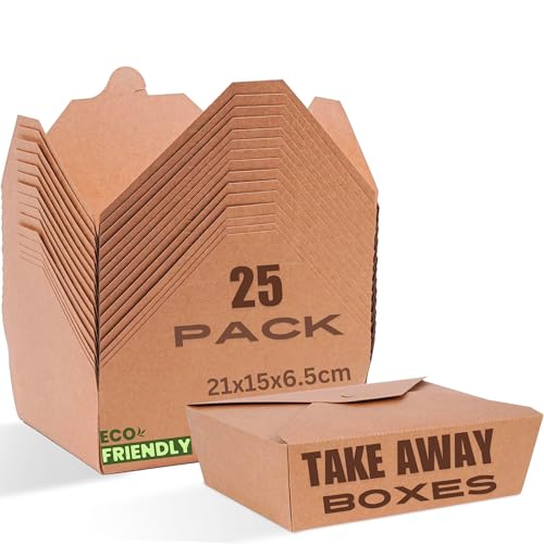 HURUC Takeaway-Boxen 25 Stück