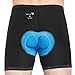 Baleaf Men's 3D Padded Cycling Underwear Shorts, Black, L