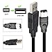CREATOR Firewire IEEE 1394 6 Pin Male to USB 2.0 A Male Adaptor Convertor Cable for Printer, Scanner, Digital Camera, Hard Disk - 6ft