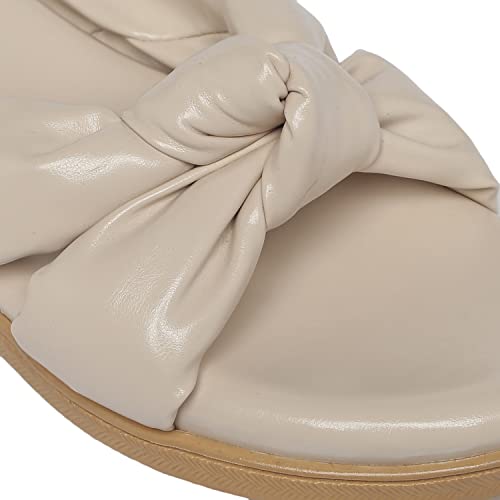 Image of MONROW Diya Leather Flat for Women, Girls