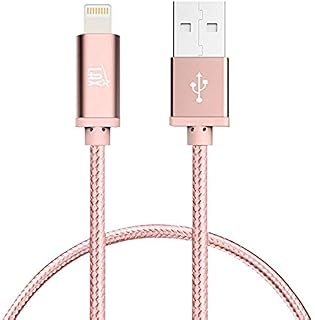 LAX iPhone Charger Lightning Cable - MFi Certified Durable Braided Apple Lightning USB