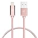 iPhone Charger Lightning Cable - [MFi Certified] Durable Braided Apple Lightning USB Cord for latest iOS including iPhone X/8/8Plus/ 7/7Plus/IPad Pro