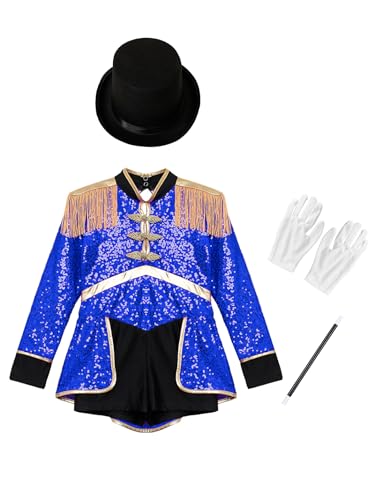 Disfraz completo niña 14 años azul circo miniatura 5