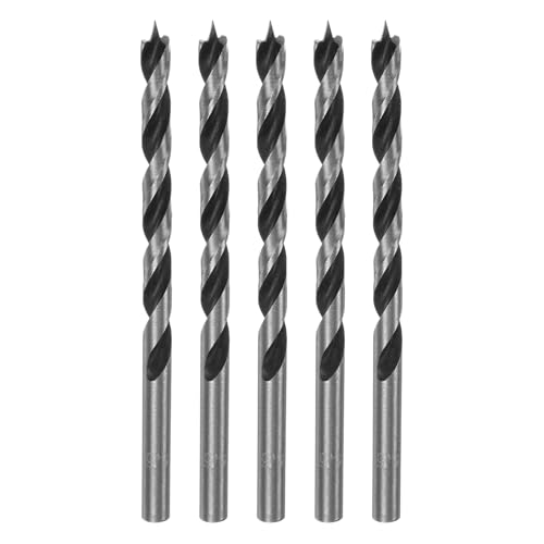 QUARKZMAN 5pz Punte Trapano Brad Point 4.5mm(11/64") Dia Punta Dritta