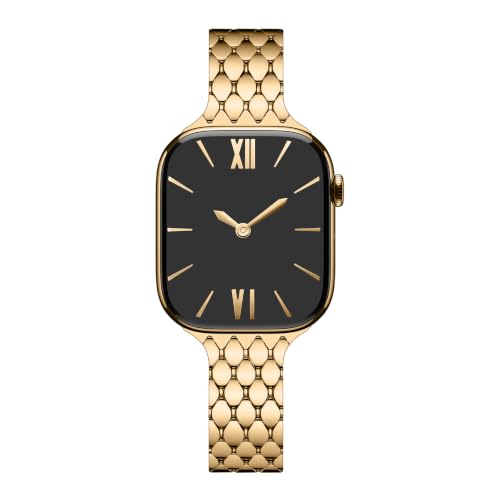 Designer Metal Band for Apple Watch Bands for Women 40mm 41mm 38mm 42mm
