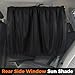 KanSmart 3 Pcs Car Curtains 95% Light Blocking Car Privacy Curtains UV Protection, Sunshade Covers for Sedan SUV Truck Sleeping Travel Camping Accessories