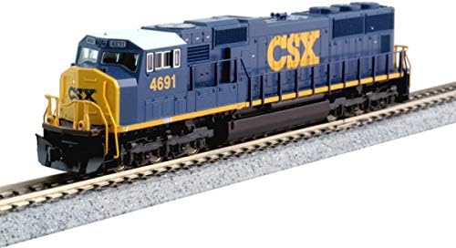 Kato USA Model Train Products N EMD SD70M Flat Radiator - CSX #4691