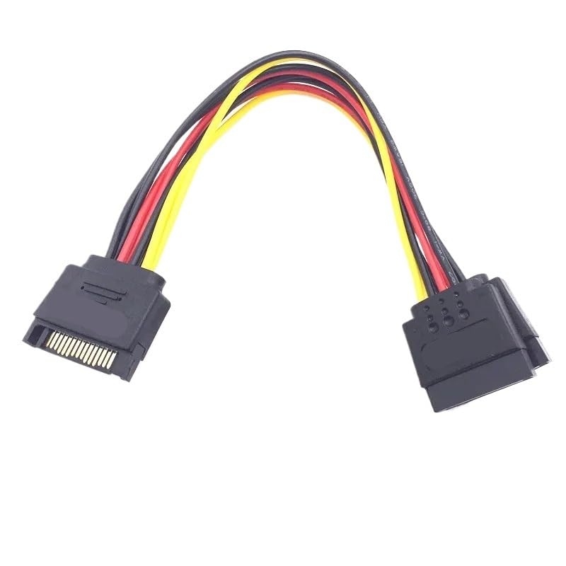 Cable divisor de energía SATA II 15Pin macho a 2 hembra 20cm