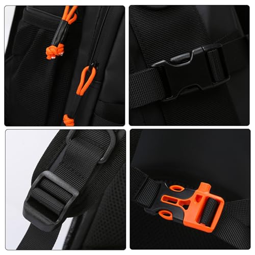 Mochila impermeable portátil multifuncional con organizador de viaje 7