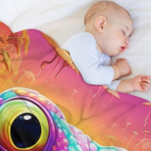 Jeté de lit pratique et chaud en flannel de 100x130 cm - 5