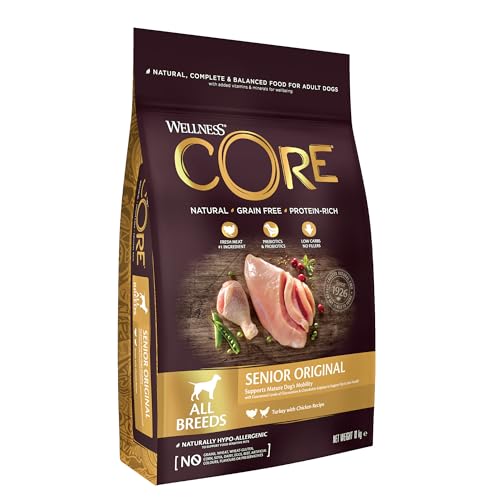 Wellness CORE Senior 10 kg, Kurczak i Indyk – Sucha Karma
