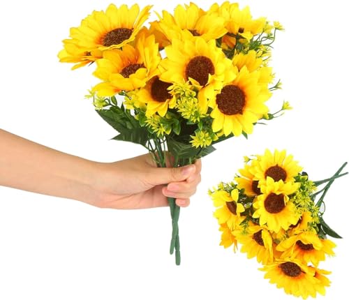 STEFORD 2 Bunches Artificial Sunflowers