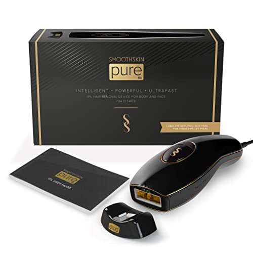 SmoothSkin Pure FIT Intelligent Ultrafast IPL Laser Permanent Hair Removal for Women & Men - Body & Face â FDA Cleared