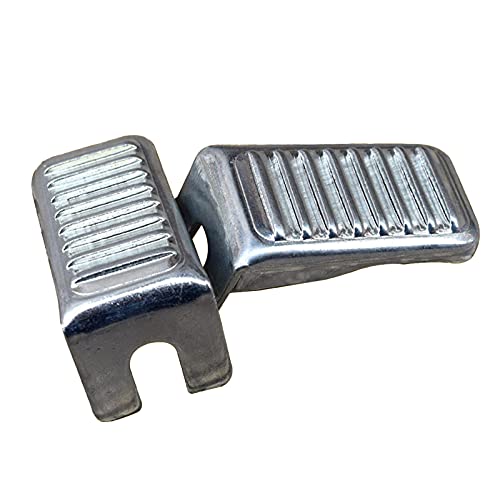 RENSHENKTO 1 paire de repose-pieds en métal pour vélo d'enfant et adulte 7,5 × 5 cm Cover