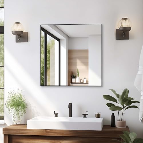 BEAUTME �~���[ �Ǌ|���~���[ ���ʋ� �p�� �Ǌ|�� ������ �y�ʃ~���[ ������� ���� ���� �g�C�� �Ƒ������M�t�g �c �� �݂艺�� (60 x 60cm�C����)