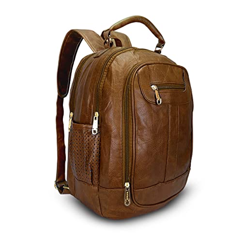Bolsas Femininas Mochila Couro Fashion Moderna Escolar (Castanha)