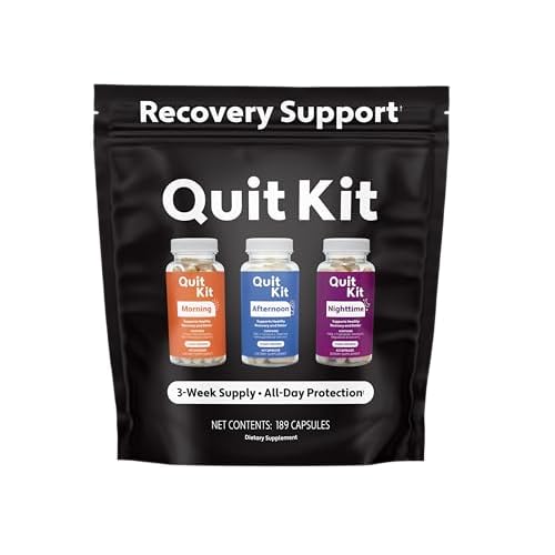 Detox & Withdrawal Support System | 21-Day Recovery Supplement for Anxiety, Stress, Sleep, Mood & Craving Support | Magnesium Glycinate, GABA, L-Theanine