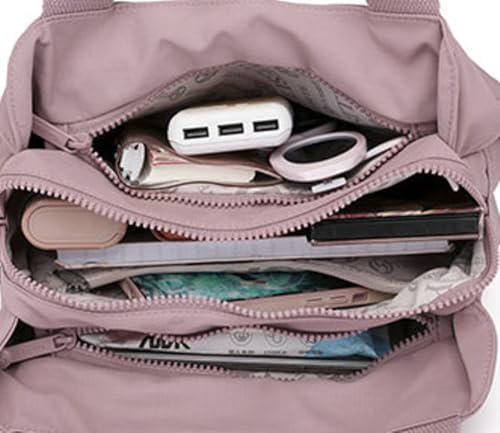 Slouchy Tote Bag Nylon Solid Handbag Large Shoulder Travel Totes Top Handle Bag Classic Shoulder Handbag 20254