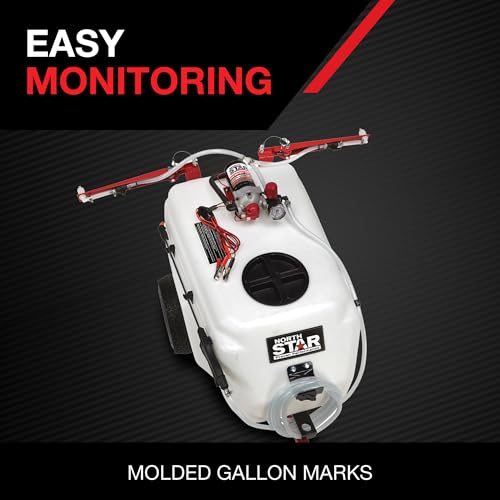 NorthStar Tow-Behind Trailer Boom Broadcast and Spot Sprayer - 31-Gallon Capacity, 2.2 GPM, 12 Volt DC