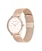 Produktbild Calvin Klein Analog Quarzuhr für Damen mit Rotgoldfarbenes Edelstahl-Mesh-Gliederarmband - 25200158