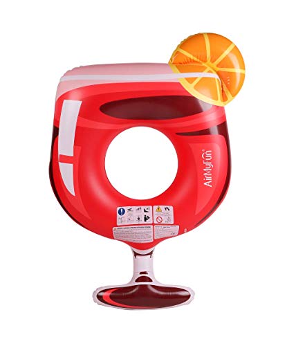 Flotador Redondo Xxl Para Piscina Y Playa - Cóctel Pasión Ø158Cm