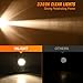 Nilight Fog Lights Assembly Compatible with 2016 2017 2018 Toyota RAV4 Bumper Light Replacement Clean Lens Passenger and Driver Side w/12V H11 552 Halogen Bulbs