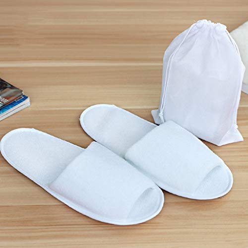 Baoblaze Chinelos Respiráveis ​​antiderrapantes Internos de 2 Pares Descartáveis