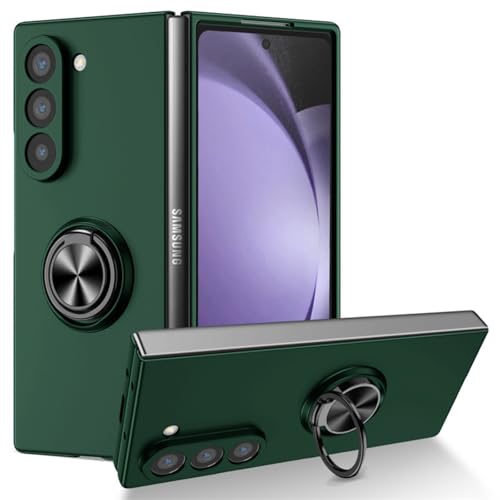 For Galaxy Z Fold �p �P�[�X �����O�t�� �X�^���h�@�\ �����Y�ی� ��̌^ �X�}�z�J�o�[ �n�[�h PC�f�� �ϏՌ� �܂肽���� �M�����N�V�[ Z Fold �J�o�[ �ԍڃz���_�[ ������� �T���X�� �M�����N�V�[�[�b�g �t�H�[���h �Ή� �X