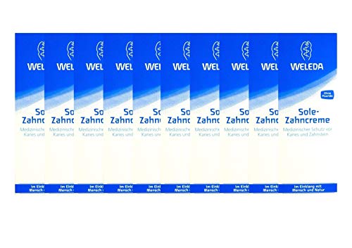 Preisvergleich Produktbild 10x Weleda Sole Zahncreme 75 ml
