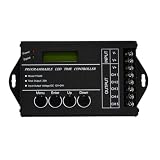 Time Programmable RGB LED Controller Dimmer TC420 TC421 DC12V/24V 5 Channel Total Output 20A Common Anode Programmable LED Controller(TC420 no box)