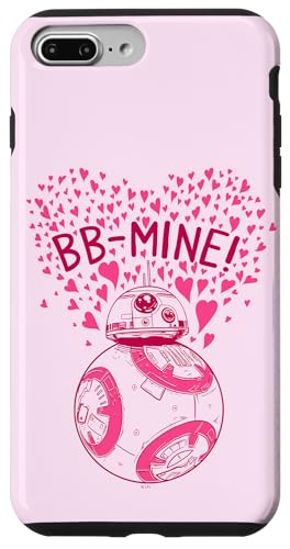 Coque iPhone 7/8 Plus Star Wars BB-8 BB Mine avec cœurs imprimés