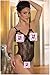 QS_Go Pijamas de Encaje Bodysuit Atractivo Ropa Lencería Halter Pijama Encaje y...