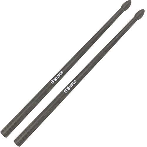 Gonalca Percusion 2082 – Baguette tambour ébène Paire, Couleur noir