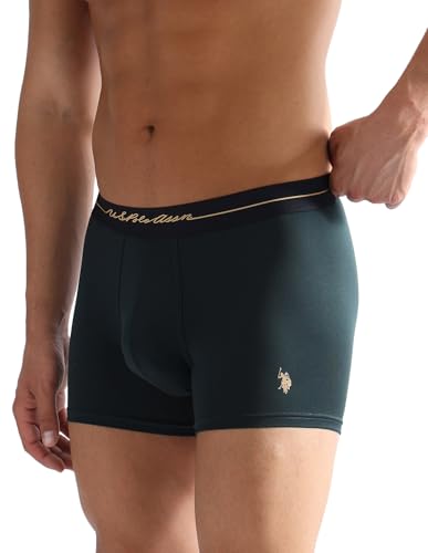 Image of U.S. Polo ASSN. Men PT004 4 Way Stretch Premium Lyocell Sustainable Underwear Trunks -Pack of 1