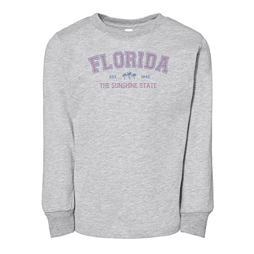 Sunshine State Florida Toddler Kids Long Sleeve T-Shirt