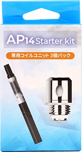 【Amazon.co.jp 限定】電子タバコ Ploom TECH プルーム・テック タバコカプセル 装着可能 互換機 AP14 Starter kit 専用コイルユニット 3個パック 【 VAPE POWER/ベイプ パワー 】 エーピー フォーティーン