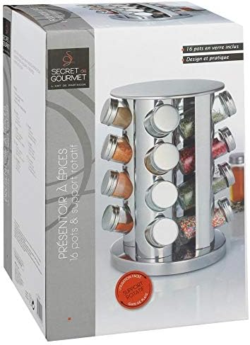 Paris Prix 16-Pot Spice Rack