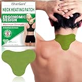ishancare Neck Patches - 24 Count Warming Herbal Plaster Maximum Strength Heat Patches, 8 Hours Deep Heating Extra Strength Joint Soreness Soothing Patch for Neck, Knee, Back, Shoulder