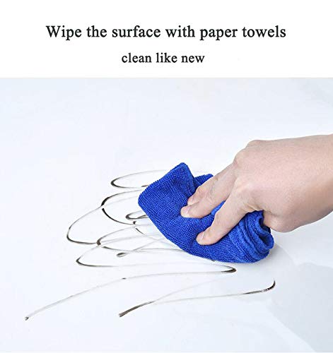 Clear Glossy Self Adhesive Film Covering Removable Protective Film Contact Paper Shelf Drawer Liner Transfer Tape Roll 17.7" X 9.8' #TOP5