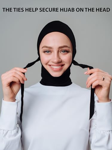 Hijab Undercap with Ties for Secure Fit – Muslim Underscarf for Women2