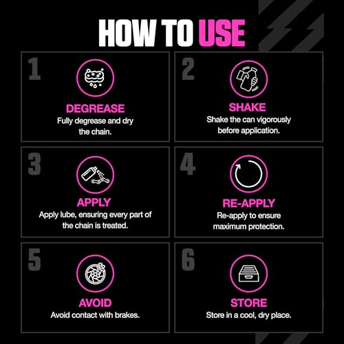 Muc Off E-Bike All-Weather Chain Lube Allwetter- Kettenöl, 250 ml - Premium E-Bike Kettenfett… – Ansicht 5