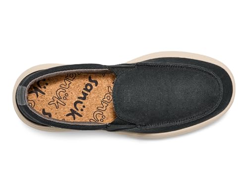 Image of Sanuk Mens Mason Loafers | Mens Shoes | Slip On Shoes for Men | Men's Slip-on Loafers | Removable Comfort Footbed