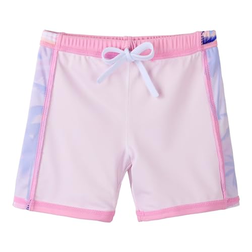 Image of Girls Two Piece Swimsuit Floral UPF 50+ Rash Guard Set Kids Beach Swimwear